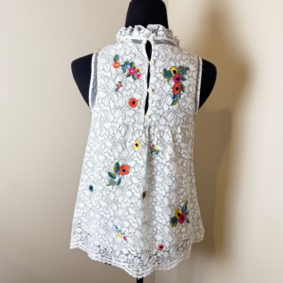 Anthropologie Maeve Macie Lace Top 4 - Picture 9 of 14